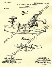 Stanley 113 Compass Plane Patent Application