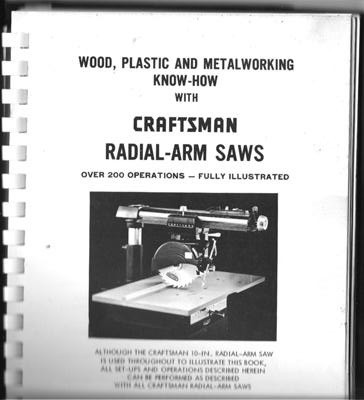 1969 Craftsman Radial Arm Saw