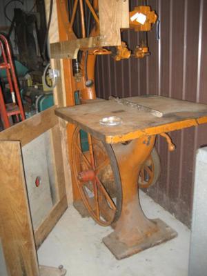 Big Old Orange Band Saw C.E. Wright Mtf.