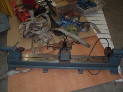 Delta Lathe with Metal Cutting Equipment 