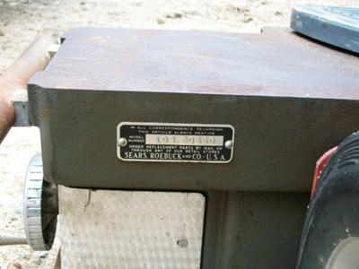 Sears Craftsman Jointer