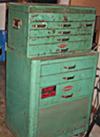 Vintage Craftsman Two Piece Rolling Tool Cabinet