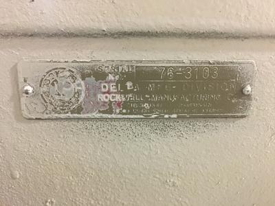 Delta Metal Bandsaw Serial Number